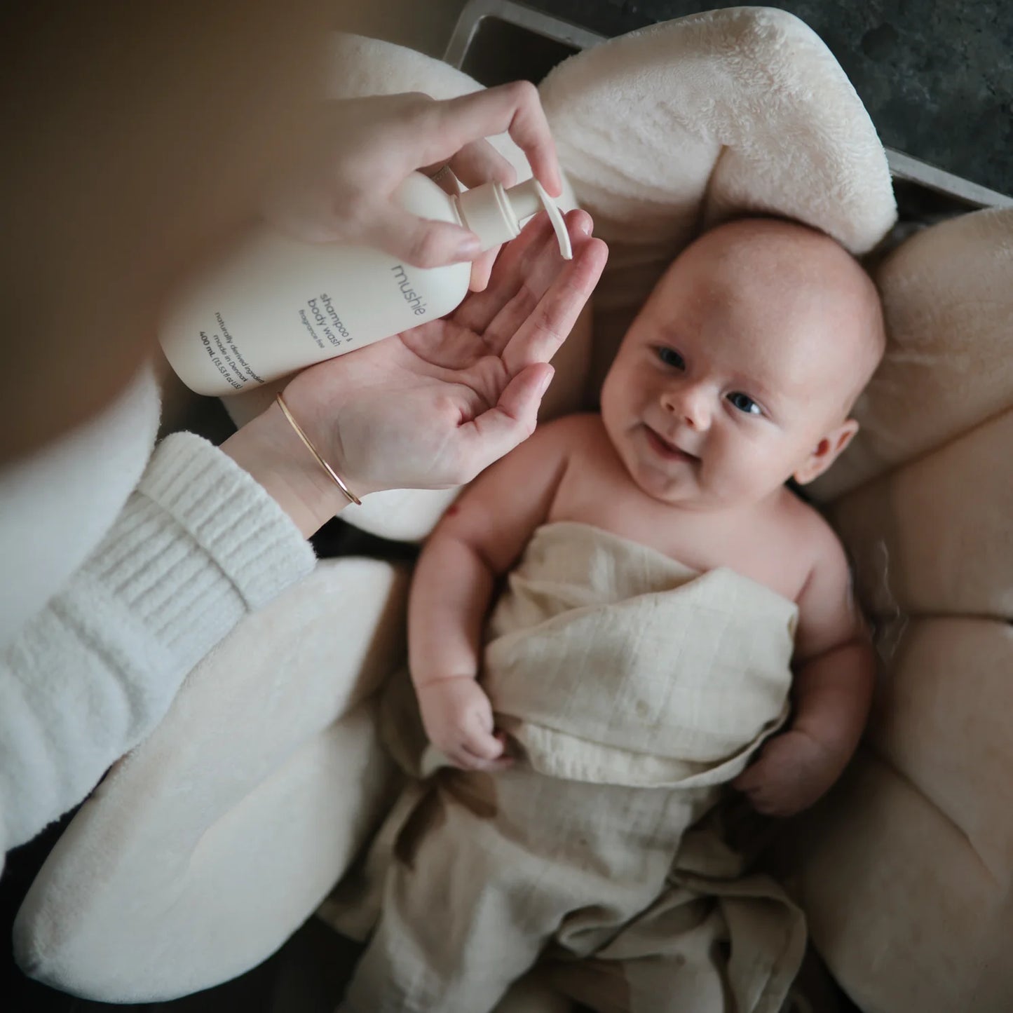 Mushie Baby Shampoo & Body Wash Fragrance Free
