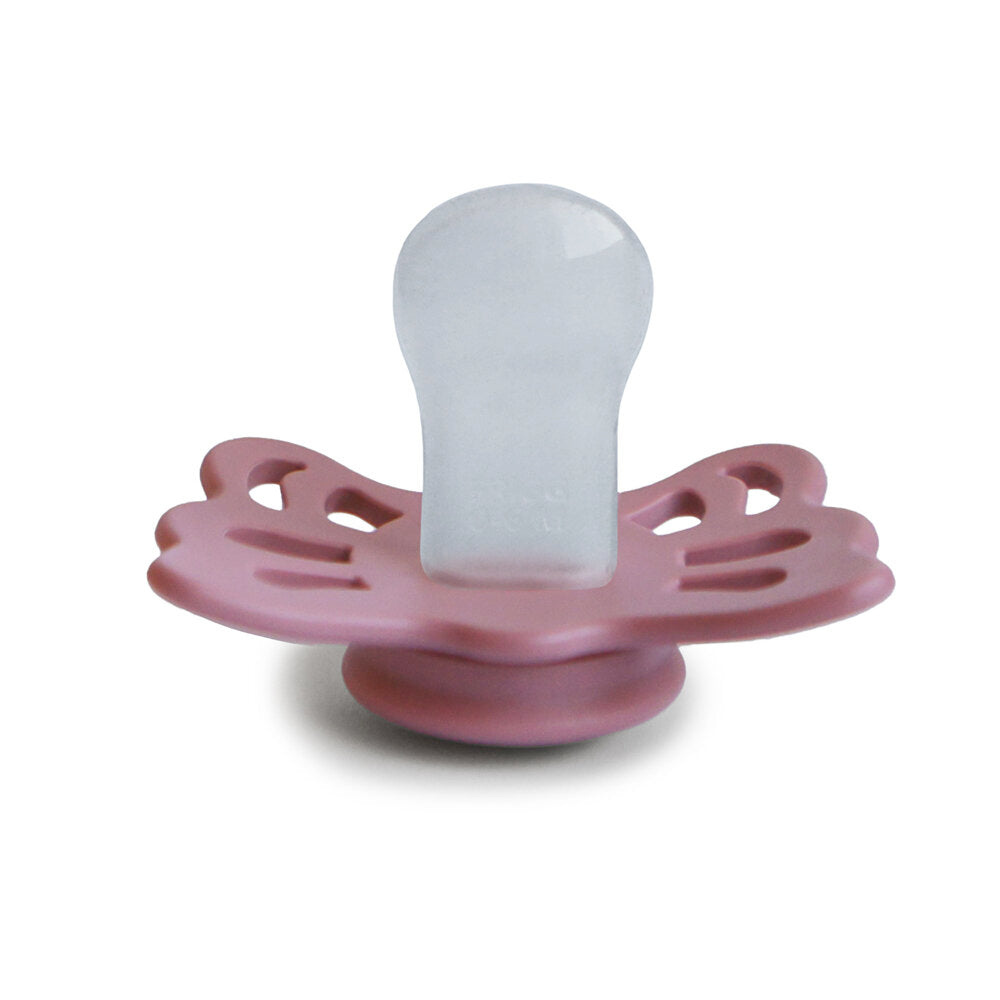 FRIGG Butterfly Anatomical Silicone Baby Pacifier Cedar