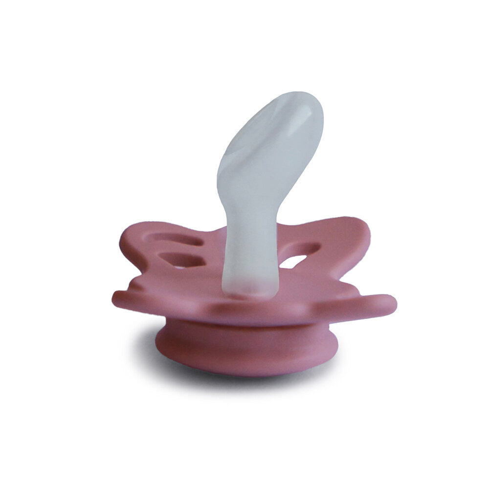 FRIGG Butterfly Anatomical Silicone Baby Pacifier Cedar