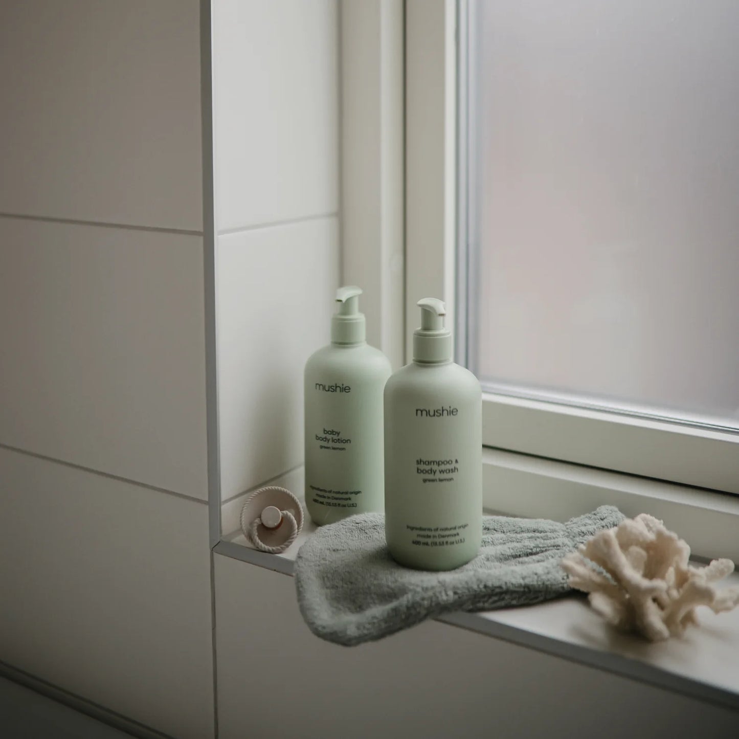 Mushie Baby Lotion Green  Lemon