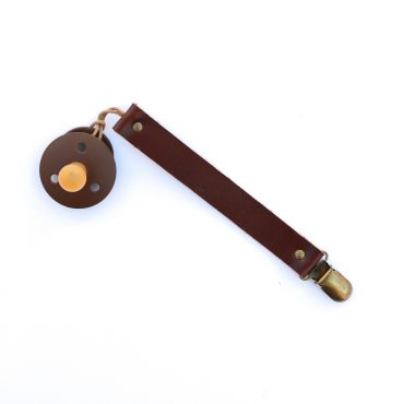 Leather Pacifier Clips