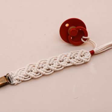 Macramé Pacifier Clips
