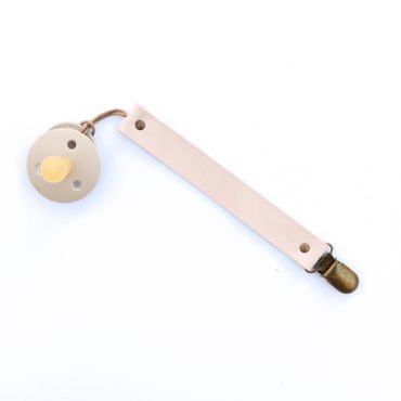 Leather Pacifier Clips