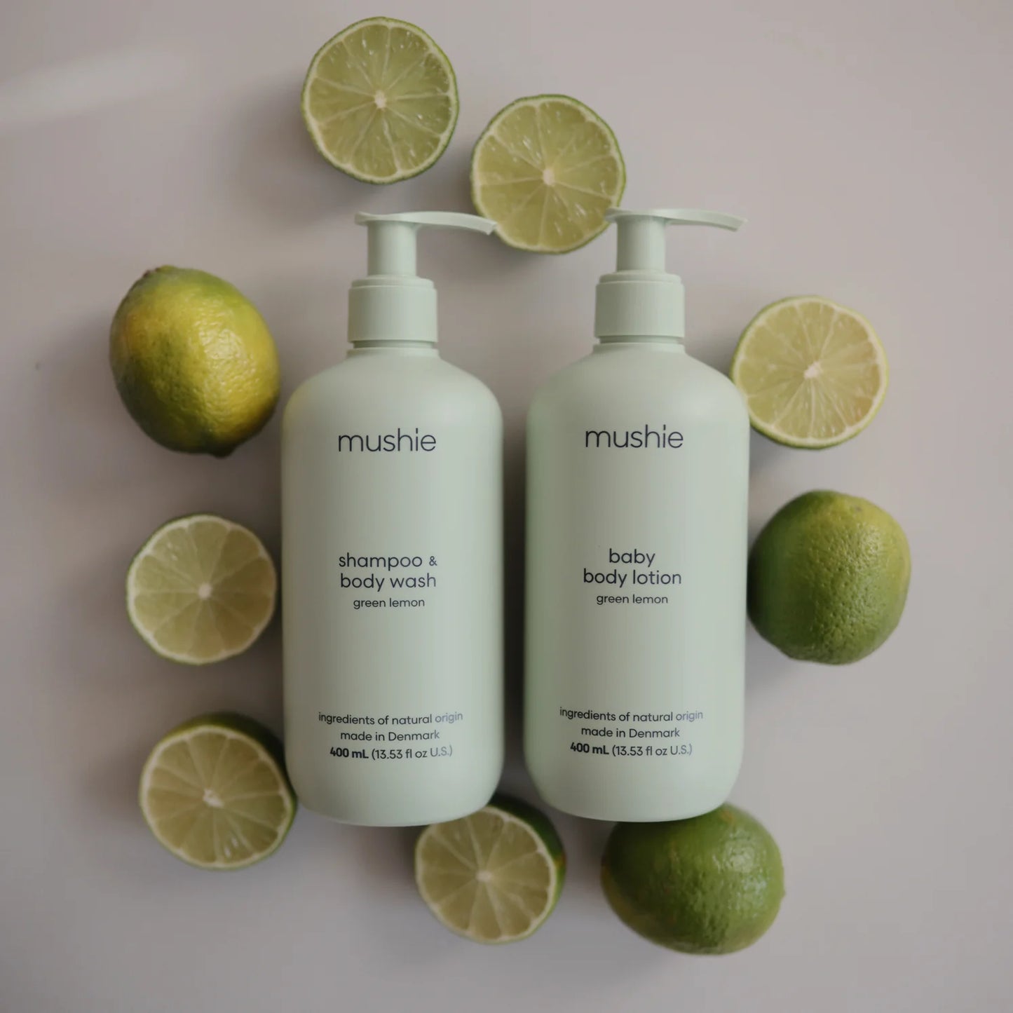 Mushie Baby Lotion Green  Lemon