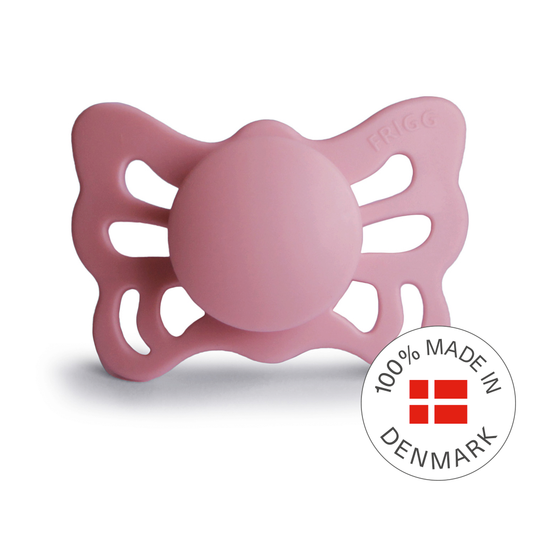 FRIGG Butterfly Anatomical Silicone Baby Pacifier Cedar
