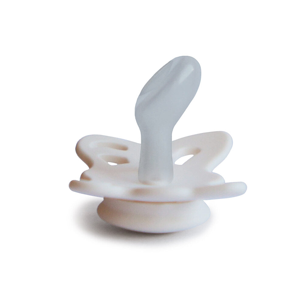 FRIGG Butterfly Anatomical Silicone Baby Pacifier Cream