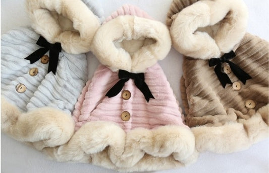 Faux fur coat