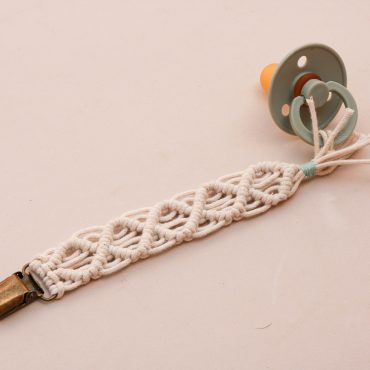 Macramé Pacifier Clips
