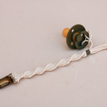 Macramé Pacifier Clips