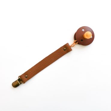 Leather Pacifier Clips